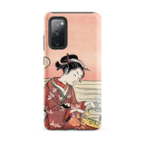 Mujer Japonesa Recogiendo Crisantemo - Funda Samsung de Suzuki Harunobu, Galaxy S20 Fe / Mate, Fundas para Teléfono Móvil, Toby Leon