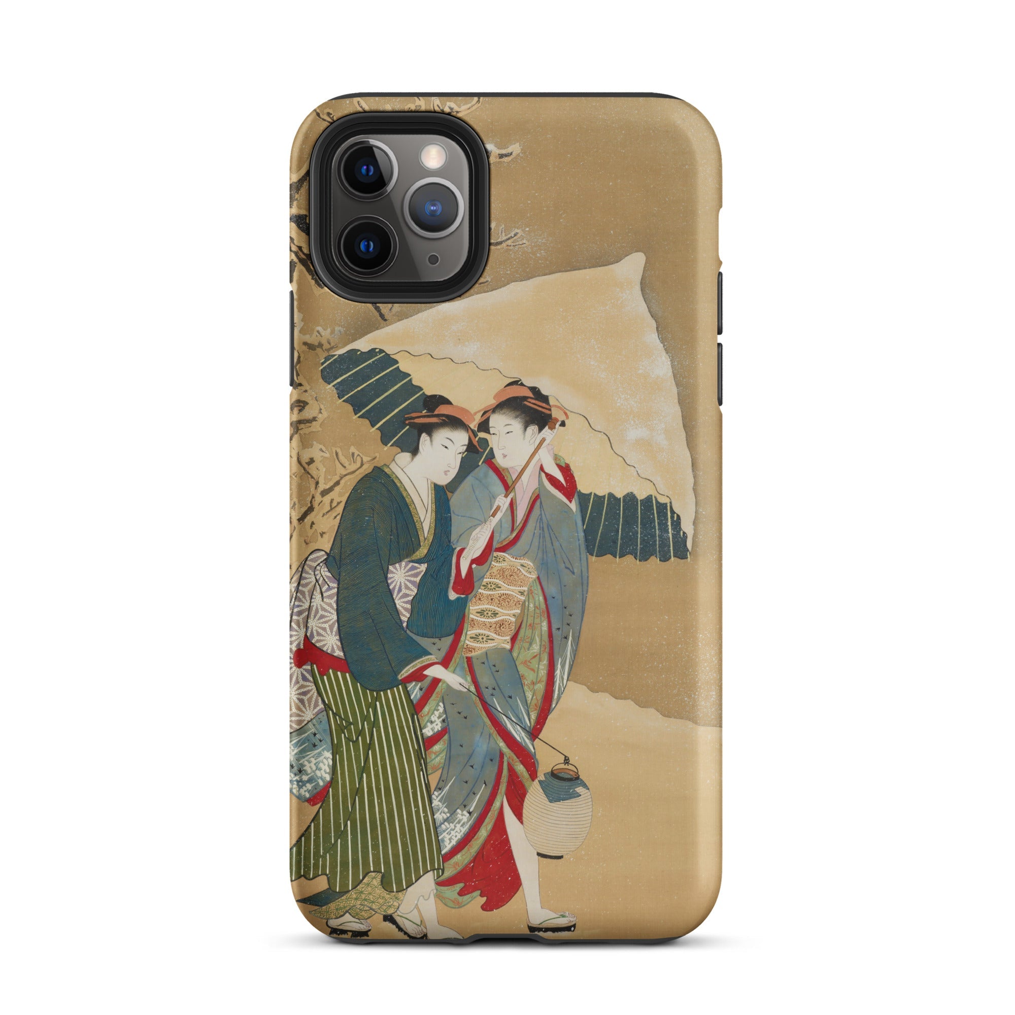 Japanese Women in Snow Shunman Iphone Case, 11 Pro Max / Matte, Iphone Pro Case Traditional Japanese Painting Two