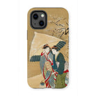 Japanese Women in Snow - Shunman Iphone Case, 13 Mini / Matte, Iphone Case Japanese Art