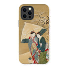 Japanese Women in Snow - Shunman Iphone Case, 13 Pro / Matte, Phone Case Japanese Art