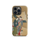 Japanese Women in Snow Shunman Iphone Case, 13 Pro / Matte, Iphone Case Traditional Japanese Art Design