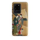 Japanese Women in Snow Shunman Samsung Case, Galaxy S20 Ultra / Matte, Phone Case Japanese Ukiyo e Style Painting Two Women