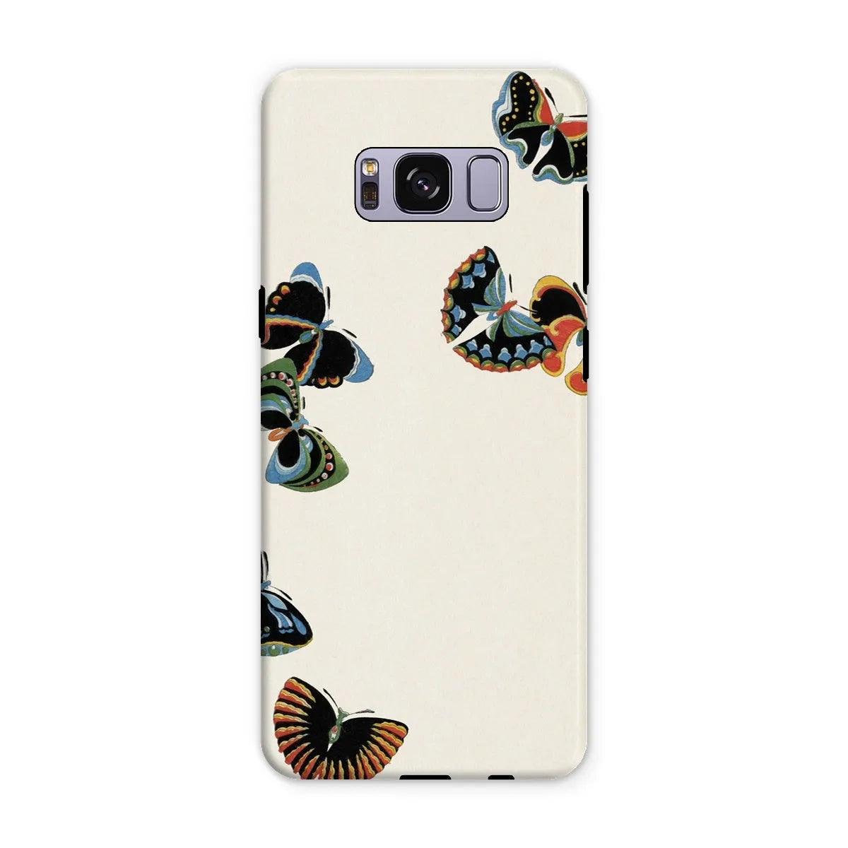 Japanese Woodblock Butterflies Art Phone Case - Kamisaka Sekka - Samsung Galaxy S8 Plus / Matte - Mobile Phone Cases