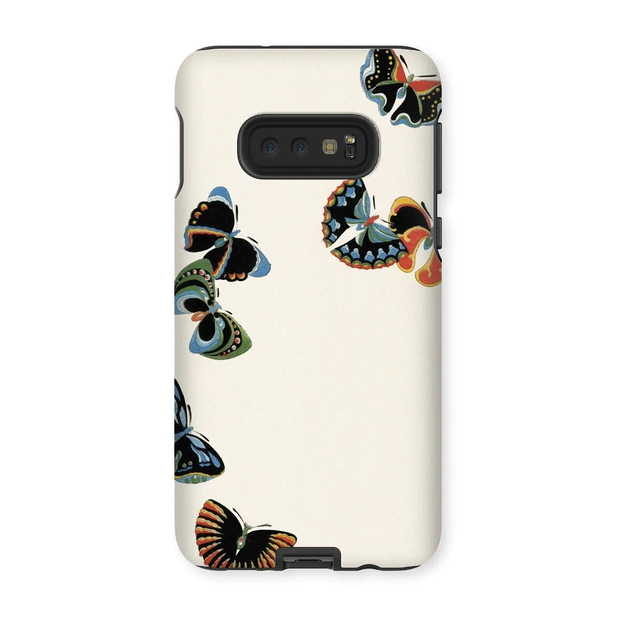 Japanese Woodblock Butterflies Art Phone Case - Kamisaka Sekka - Samsung Galaxy S10e / Matte - Mobile Phone Cases