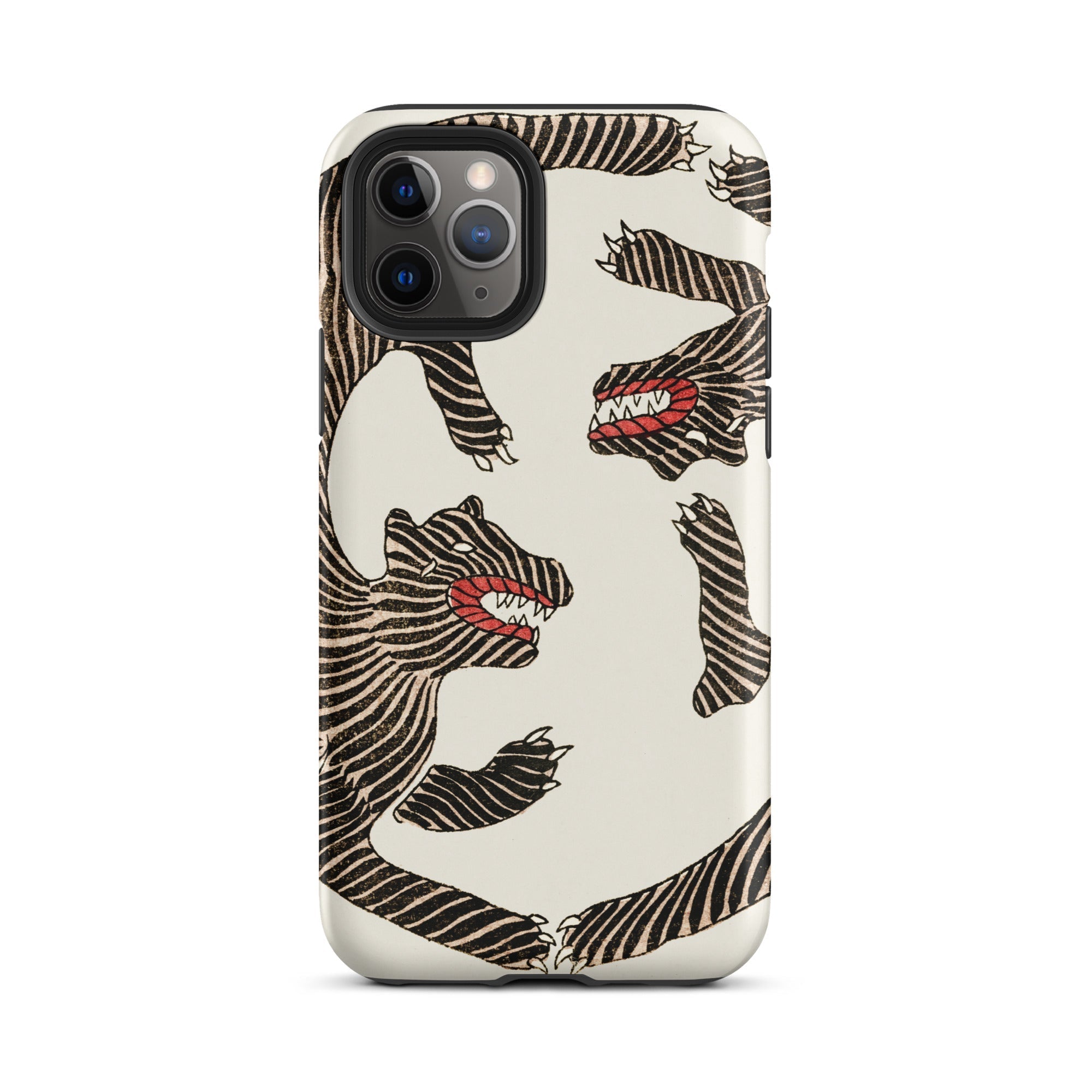 Japanese Woodblock Tiger Taguchi Tomoki Iphone Case, 11 Pro / Matte, Iphone Case Tiger Pattern