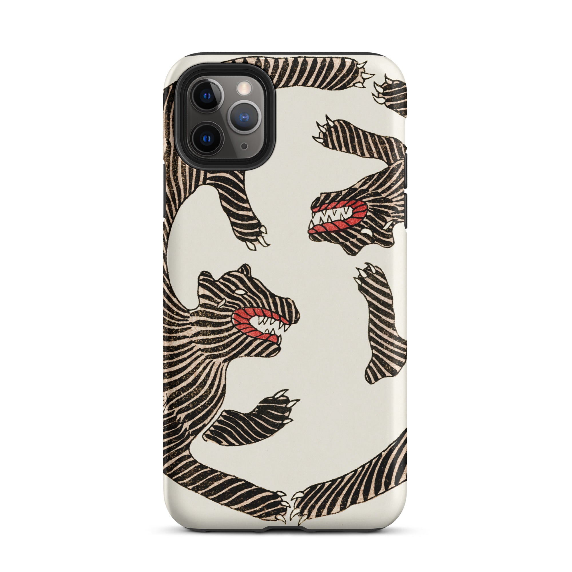 Japanese Woodblock Tiger Taguchi Tomoki Iphone Case, 11 Pro Max / Matte, Phone Case Tiger Design