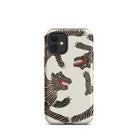 Japanese Woodblock Tiger Taguchi Tomoki Iphone Case, 12 Mini / Matte, Tiger Striped Phone Case