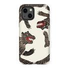 Japanese Woodblock Tiger - Taguchi Tomoki Iphone Case, 13 / Matte, Phone Case Zebra-like Striped Pattern Red-mouthed Creature Designs