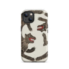 Japanese Woodblock Tiger - Taguchi Tomoki Iphone Case, 13 / Tough Phone, Phone Case Tiger Design