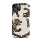 Japanese Woodblock Tiger Taguchi Tomoki Iphone Case, 14 Plus / Matte, Iphone Case Tiger Pattern