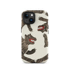 Japanese Woodblock Tiger - Taguchi Tomoki Iphone Case, 15 / Tough Phone, Phone Case Tiger Pattern