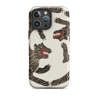 Japanese Woodblock Tiger - Taguchi Tomoki Iphone Case, 16 Pro Max / Matte, Iphone Case Tiger Design