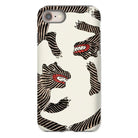 Japanese Woodblock Tiger - Taguchi Tomoki Iphone Case, 8 / Matte, Phone Case Pattern Stylized Zebra-like Creatures Red Mouths