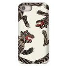 Japanese Woodblock Tiger Taguchi Tomoki Iphone Case, 8 / Matte, Phone Case Pattern Stylized Zebra Like Creatures Red Mouths