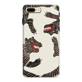 Japanese Woodblock Tiger - Taguchi Tomoki Iphone Case, 8 Plus / Matte, Phone Case Pattern Striped Toothy Creatures Eels Sea