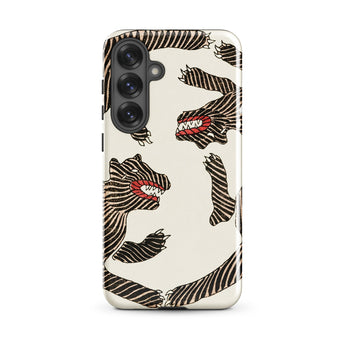 Japanese Woodblock Tiger - Taguchi Tomoki Phone Case, Samsung Galaxy S25 Plus / Gloss, Mobile Cases, Toby Leon