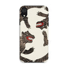 Japanese Woodblock Tiger Taguchi Tomoki Iphone Case, Xr / Matte, Phone Case Pattern Striped Animal Faces Body