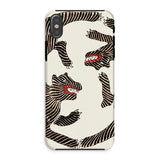 Japanese Woodblock Tiger - Taguchi Tomoki Iphone Case, Xs / Matte, Phone Case Pattern Stylized Zebra-like Creatures Red Mouths