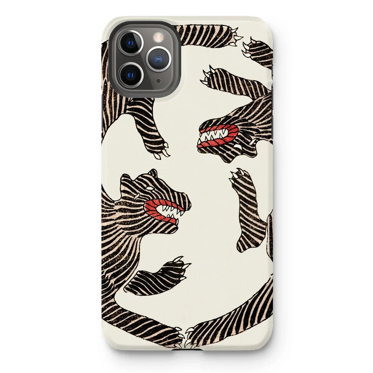 Japanese Woodblock Tiger - Taguchi Tomoki Iphone Case 11 Pro Max / Matte Mobile Phone Cases