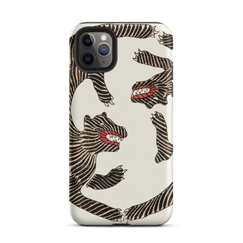 Japanese Woodblock Tiger - Taguchi Tomoki Phone Case, Taguchi Tomoki, Japanese Woodblock Tiger, Urban Jungles