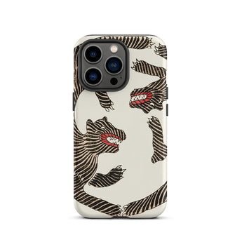 Japanese Woodblock Tiger - Taguchi Tomoki Phone Case Iphone 13 Pro / Matte Iphone Case Tiger Pattern Taguchi Tomoki, Japanese Woodblock