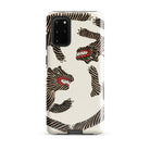 Japanese Woodblock Tiger Taguchi Tomoki Samsung Case, Galaxy S20 Plus / Gloss, Phone Case Pattern Stylized Black White Striped Creatures