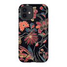 Japanese Wrapping Cloth (uchikui) - Textile Iphone Case, 12 / Matte, Floral-patterned Phone Case Iphone Multiple Camera Lenses