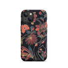 Japanese Wrapping Cloth (uchikui) Textile Iphone Case, 13 / Matte, Floral Patterned Phone Case