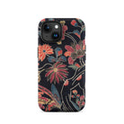 Japanese Wrapping Cloth (uchikui) Textile Iphone Case, 15 / Matte, Floral Patterned Phone Case