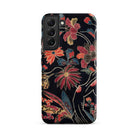 Japanese Wrapping Cloth (uchikui) Textile Samsung Case, Galaxy S22 Plus / Matte, Floral Patterned Phone Case