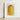 Yellow Ceramic Jar Speckled Glaze Slightly Worn Rustic Sun-kissed Vessel, Yolande Delasser Golden, Art