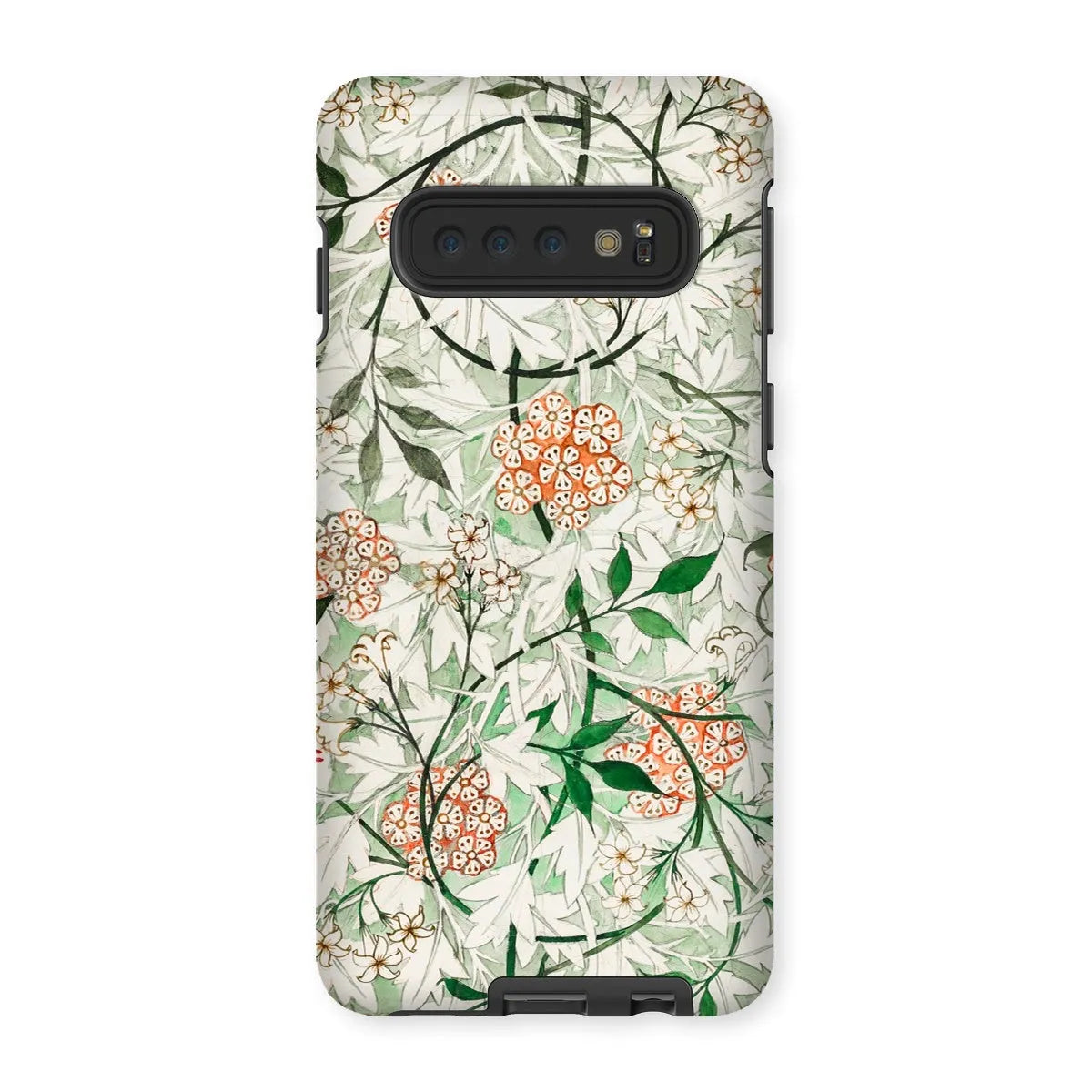 Jasmine Floral Aesthetic Art Phone Case - William Morris - Samsung Galaxy S10 / Matte - Mobile Phone Cases - Aesthetic