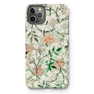 Jasmine - William Morris British Floral Iphone Case, 11 Pro Max / Matte, Floral Patterned Iphone Case Triple-camera Cutout