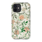 Jasmine - William Morris British Floral Iphone Case, 12 / Matte, Floral-patterned Smartphone Case Camera Cutout