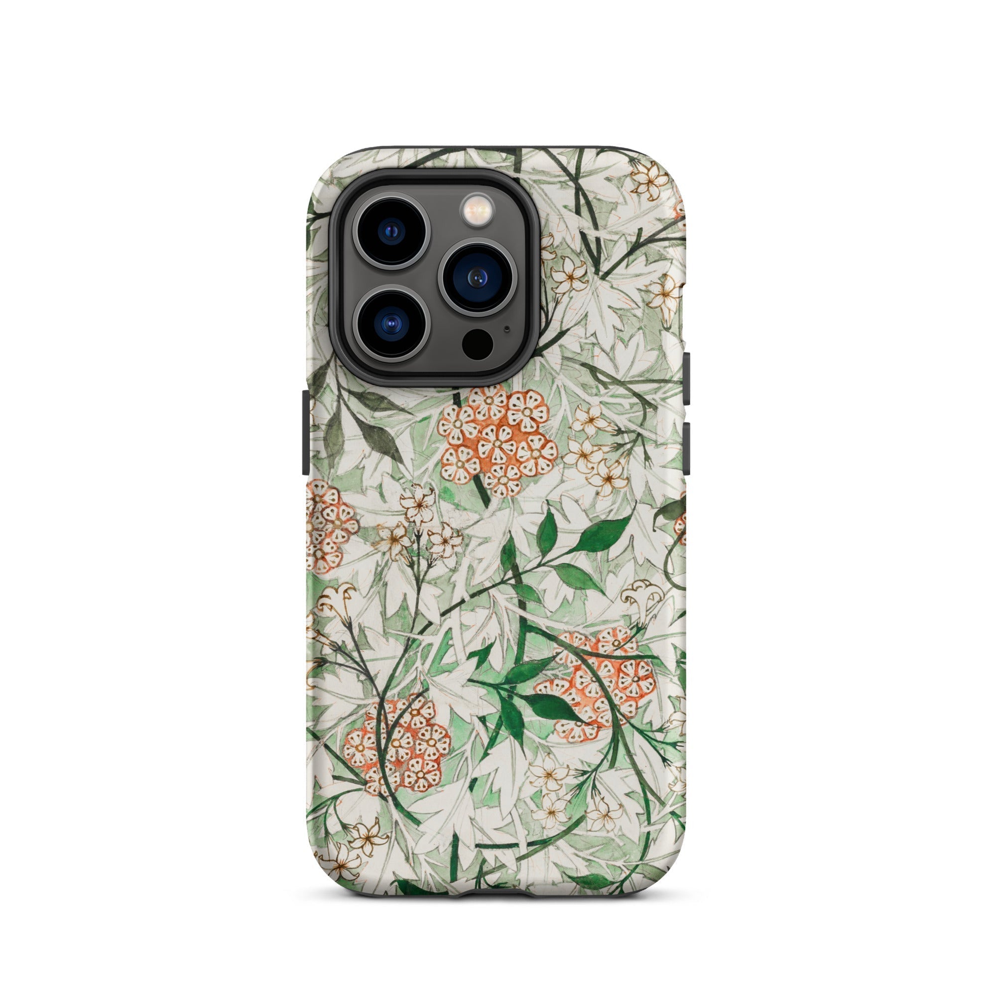 Jasmine William Morris British Floral Iphone Case, 14 Pro / Matte, Floral Patterned Phone Case