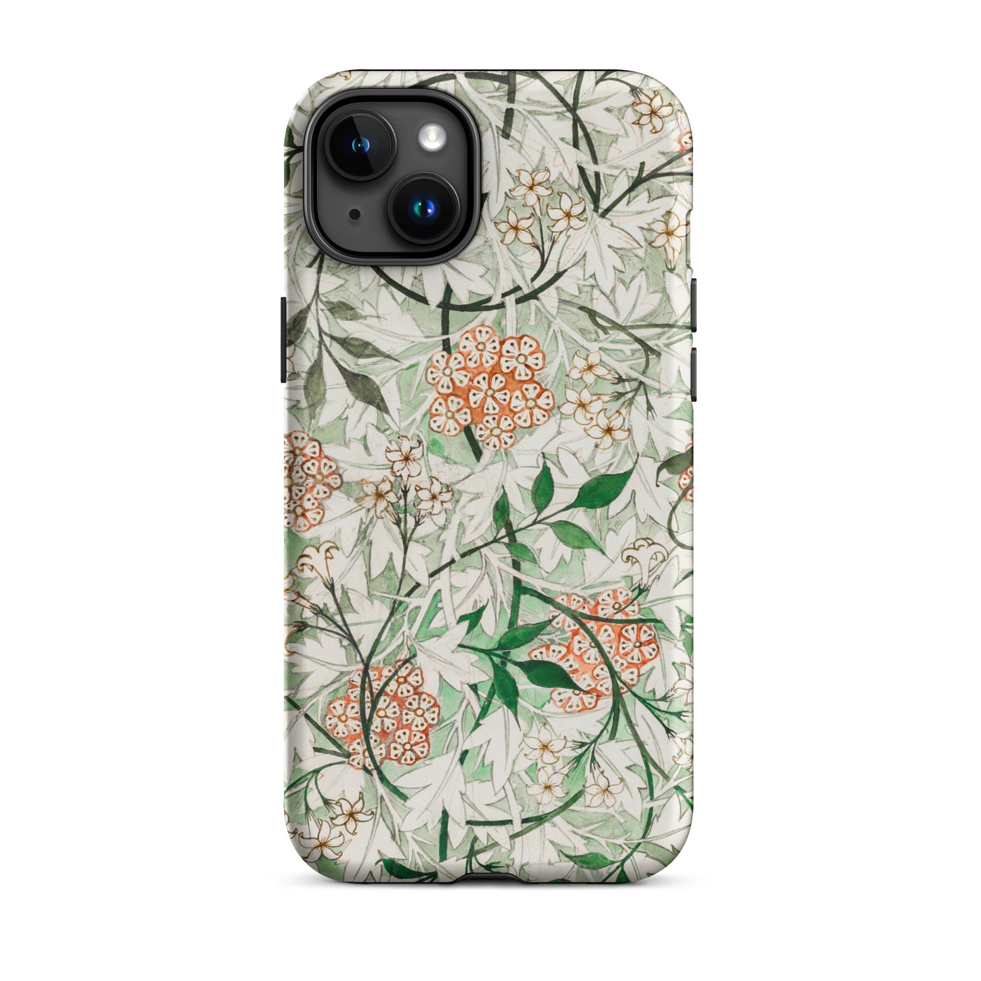 Jasmine William Morris British Floral Iphone Case, 15 Plus / Matte, Floral Patterned Phone Case