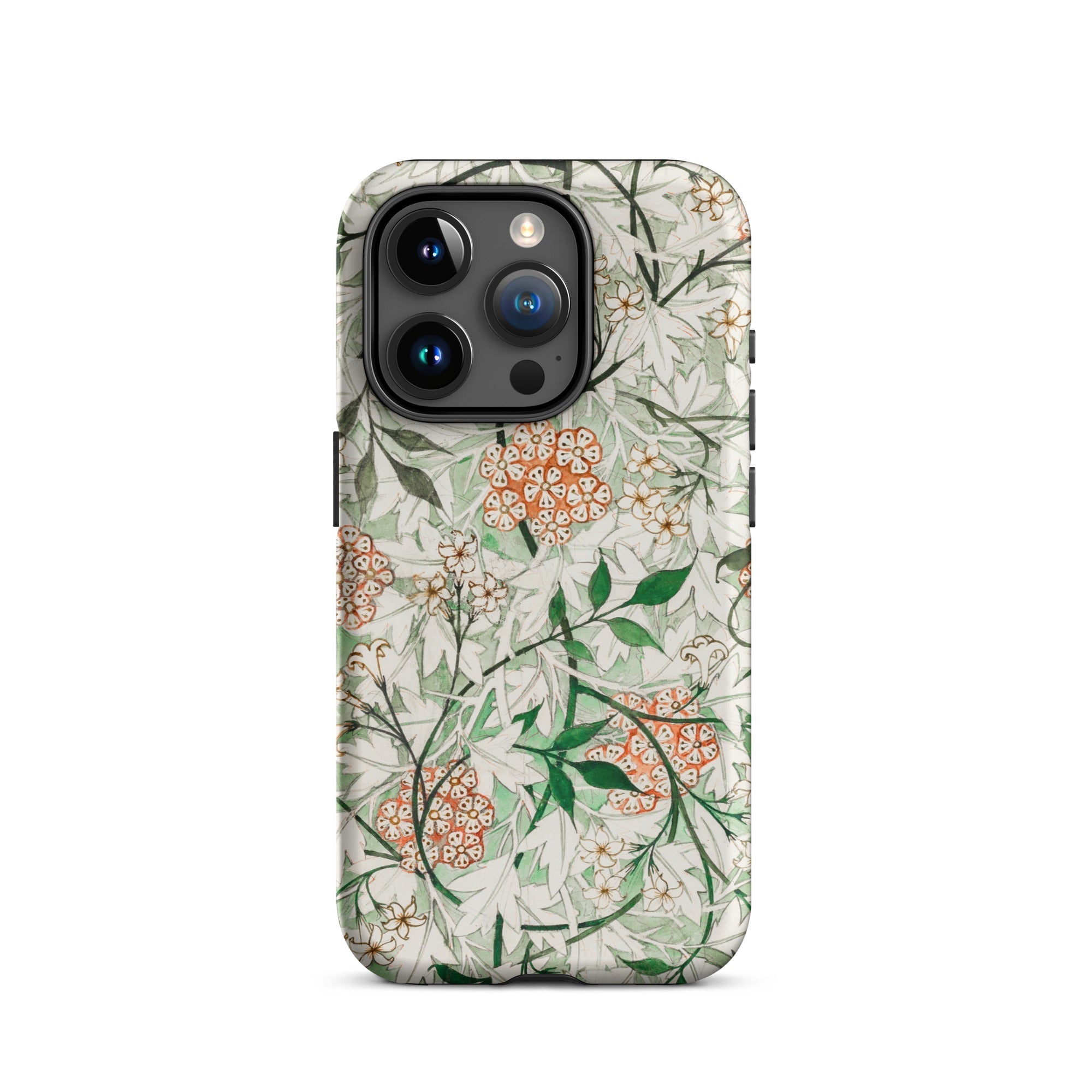 Jasmine William Morris British Floral Iphone Case, 15 Pro / Matte, Floral Patterned Phone Case