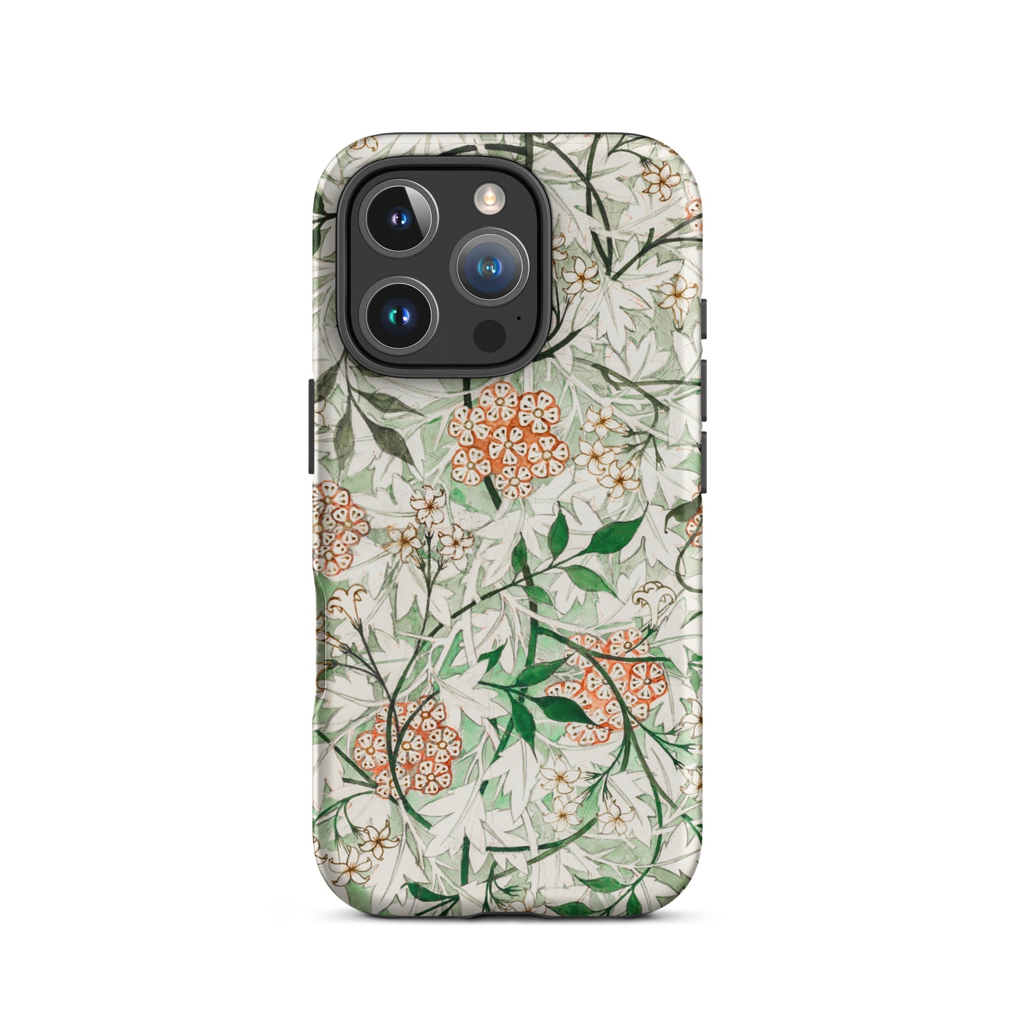 Jasmine - William Morris British Floral Iphone Case, 16 Pro / Matte, Floral Patterned Phone Case