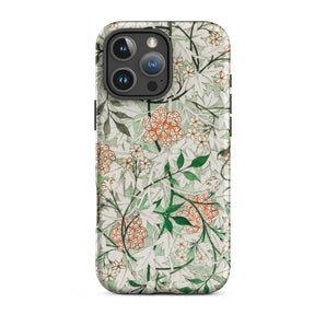 Jasmine - William Morris British Floral Iphone Case, 16 Pro Max / Matte, Floral Patterned Phone Case