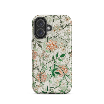Jasmine - William Morris British Floral Phone Case Iphone 16 / Matte Floral Patterned Phone Case William Morris’s Horticultural Reverie,