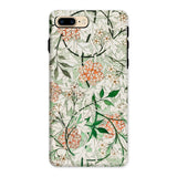 Jasmine - William Morris British Floral Phone Case Iphone 8 Plus / Matte Floral-patterned Phone Case Green Leaves Orange Blossoms William