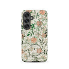 Jasmine William Morris British Floral Samsung Case, Galaxy S25 / Matte, Smartphone Case Floral Pattern