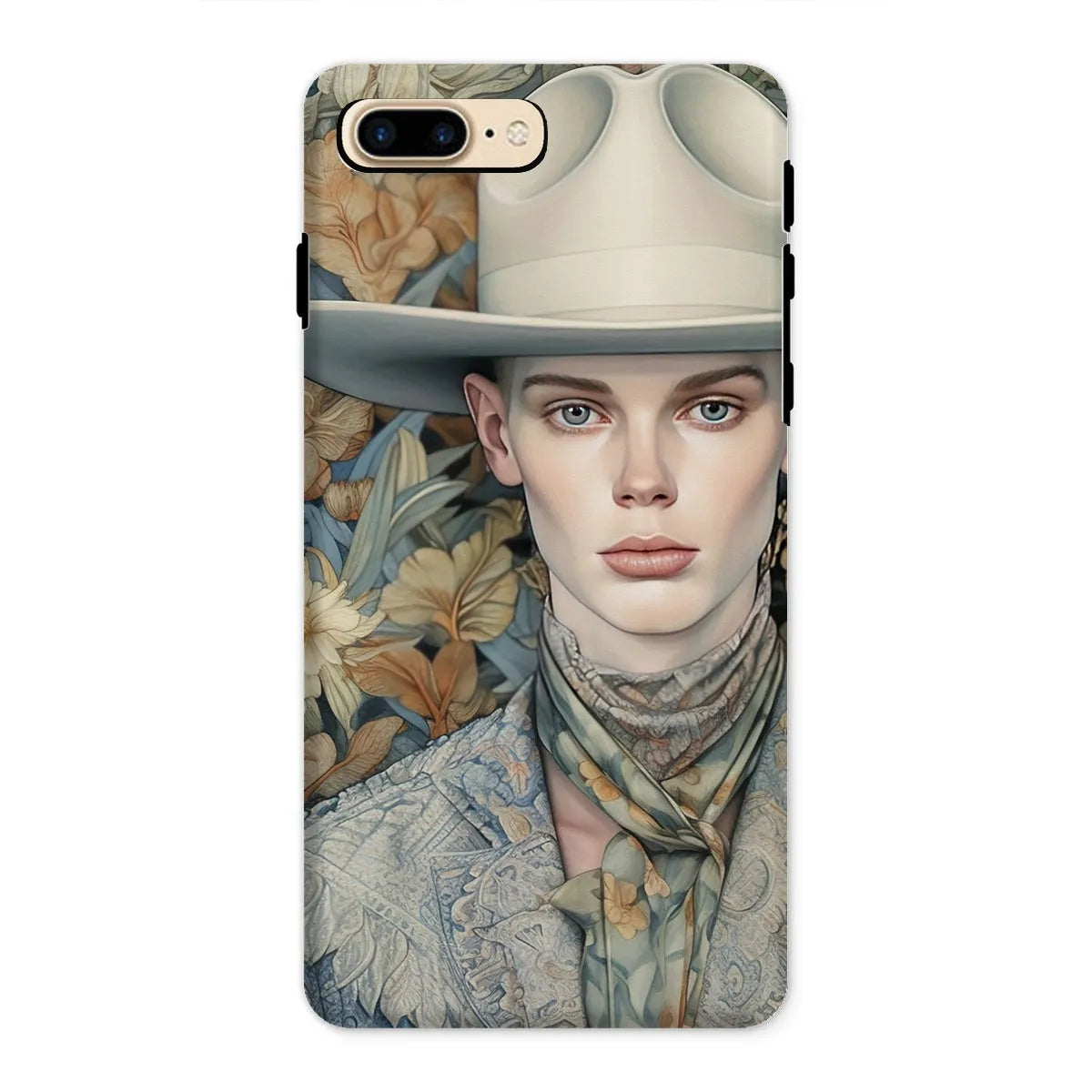 Jasper The Gay Cowboy - Dandy Gay Aesthetic Art Phone Case - Iphone 8 Plus / Matte - Mobile Phone Cases - Aesthetic Art