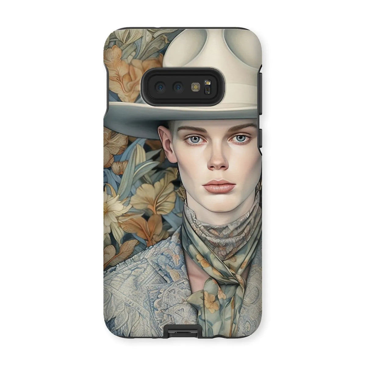 Jasper The Gay Cowboy - Dandy Gay Aesthetic Art Phone Case - Samsung Galaxy S10e / Matte - Mobile Phone Cases