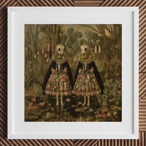 Jenny & June - Surréal Twins Twins Print