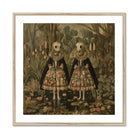 Jenny & June - Surreal Alien Twins Art Print Posters Prints Visual Artwork