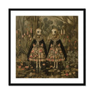 Jenny & June - Surreal Alien Twins Art Print Posters Prints Visual Artwork