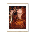 Joan of Arc - Dante Gabriel Rossetti Art Print, Pre-raphaelite Painting Joan Arc Golden Dress Sword