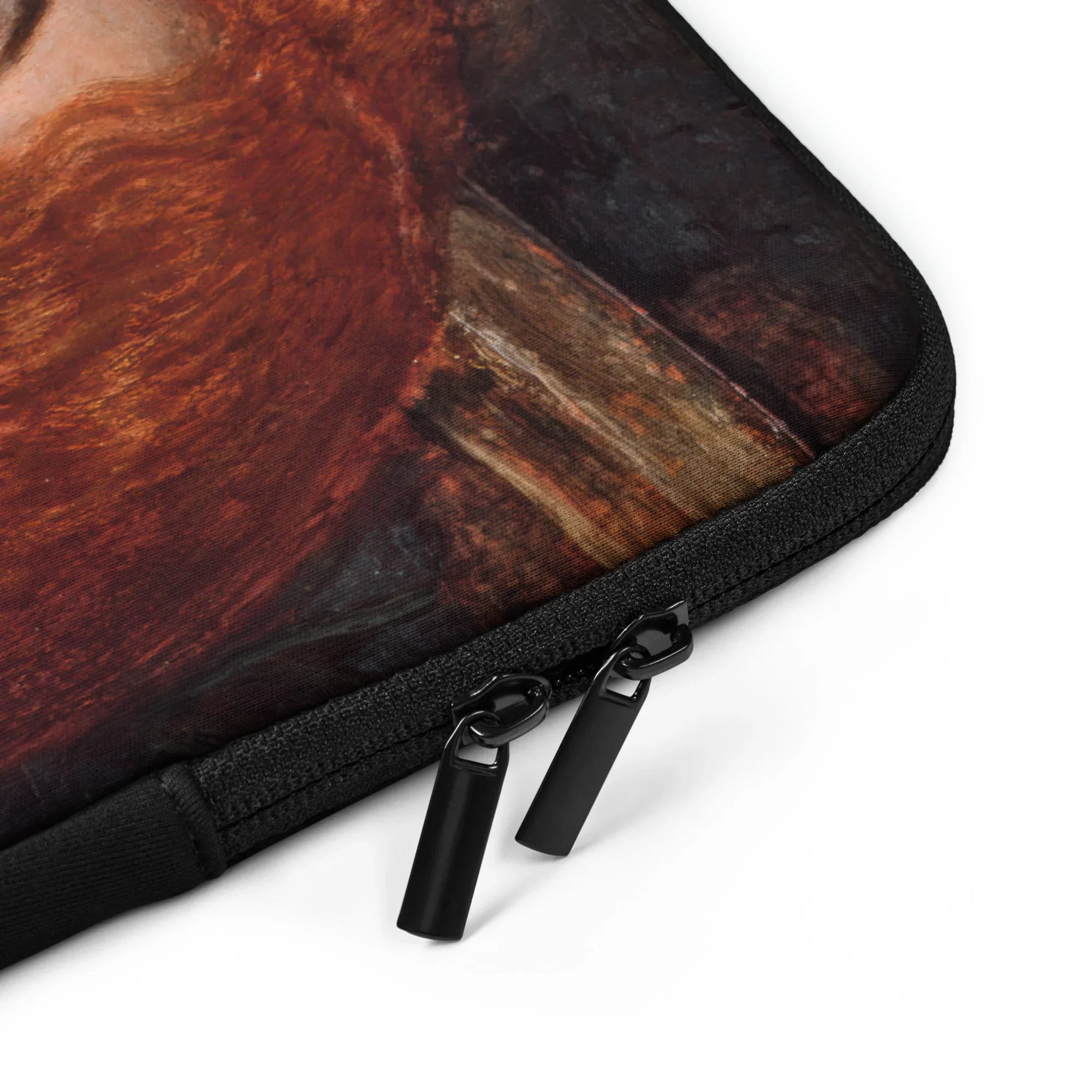Joan of Arc - Dante Gabriel Rossetti Laptop Sleeve, Laptop Sleeve Tablet Case Artistic Print Reddish-brown Tones