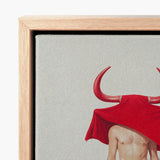 Canvas Print Light Wood Frame Surreal Artwork Human Gay Matador’s Horny, Essence, Matador